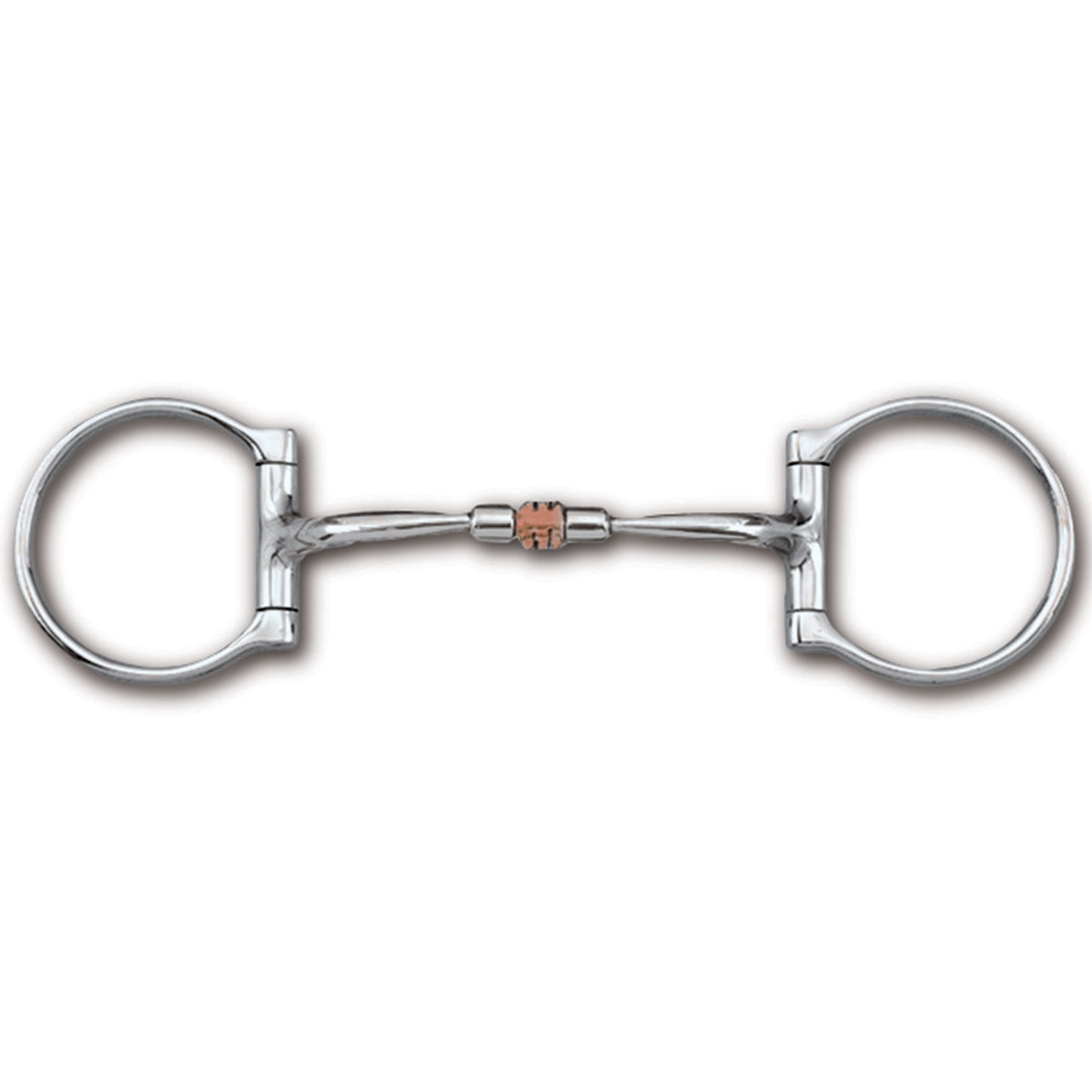 Myler Western Dee without Hooks and Comfort Snaffle with Copper Roller MB 03