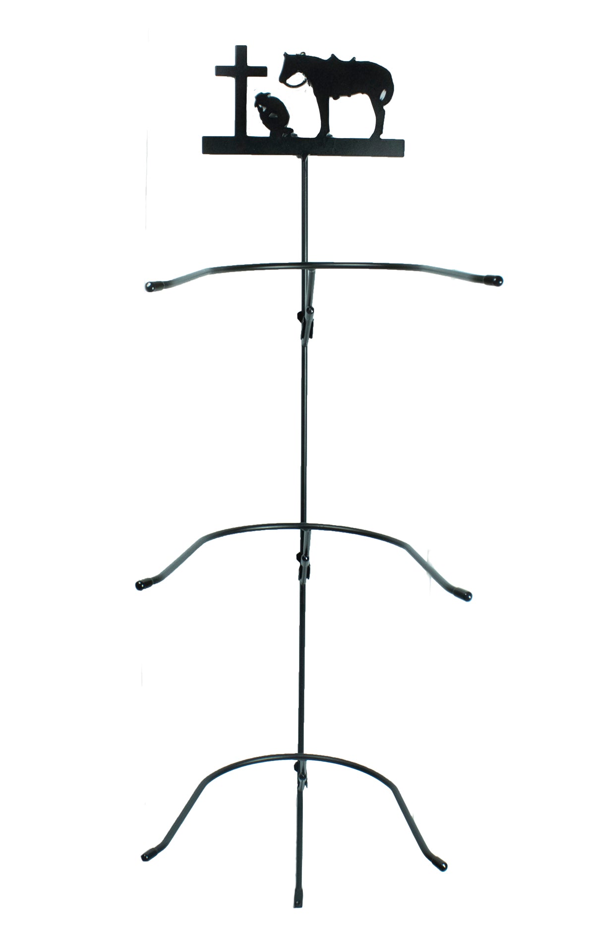 Twister Metal 3 Tier Hat Rack Praying Cowboy