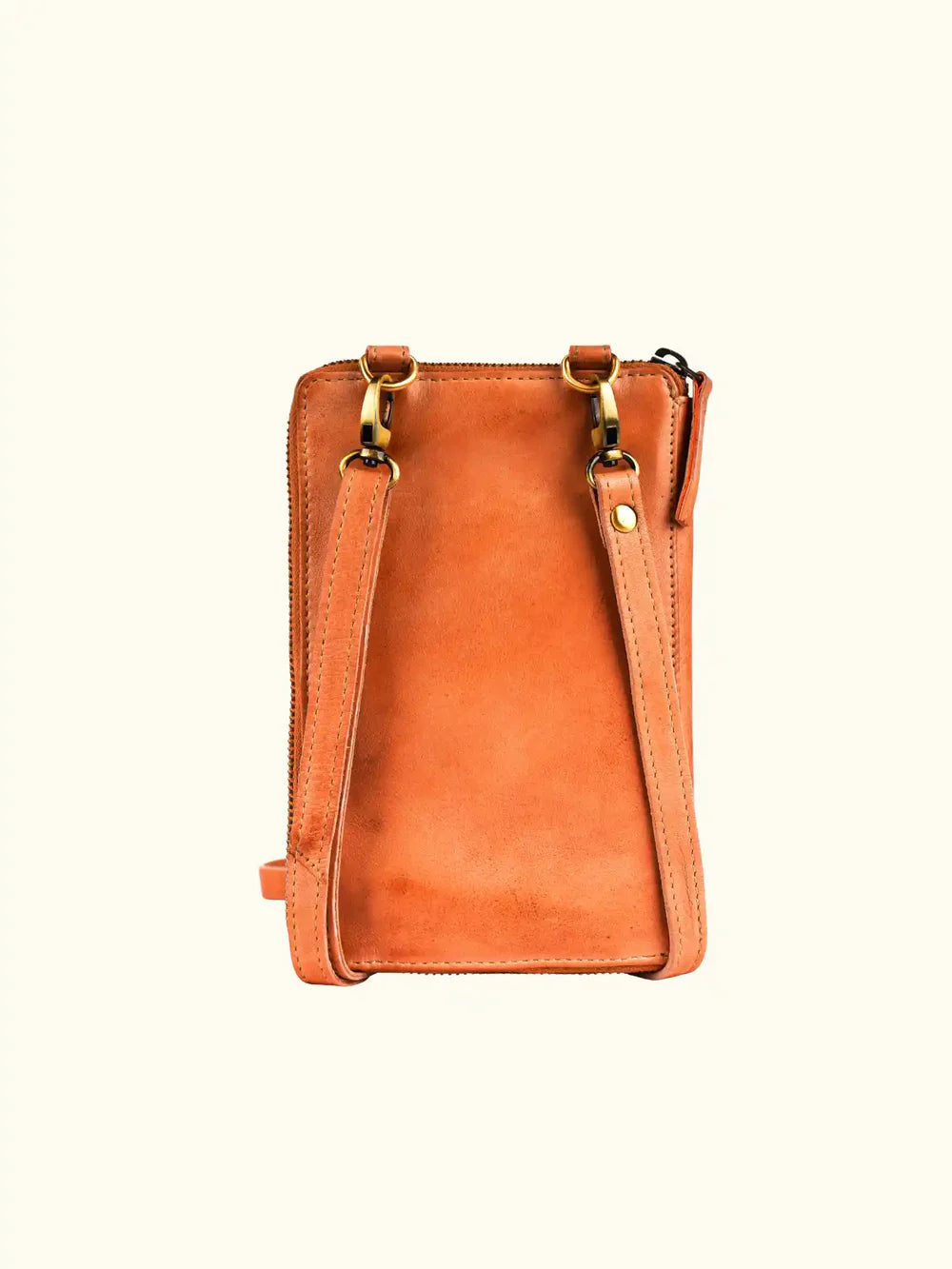 Milo Zola Washed Leather Phone Bag