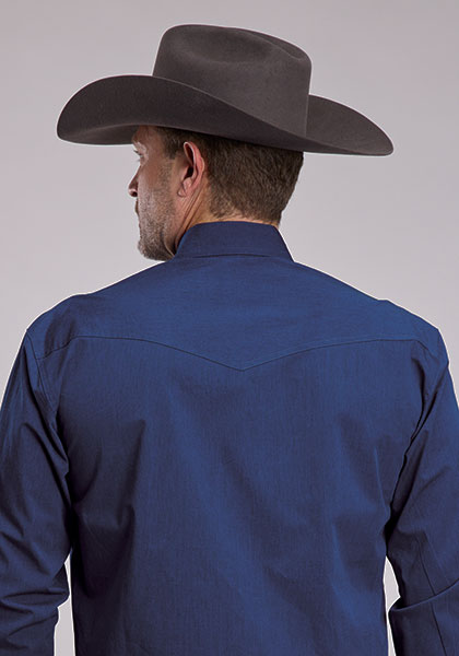 Roper Amarillo Long Sleeve Snap Shirt Evening Pines