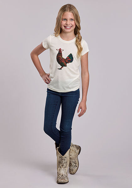 Roper Chicken with Bad Vision T-Shirt Cream