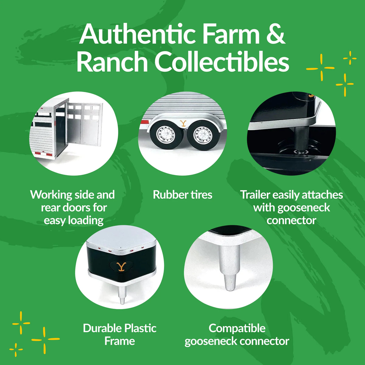Big Country Toys Dutton Ranch Horse Trailer