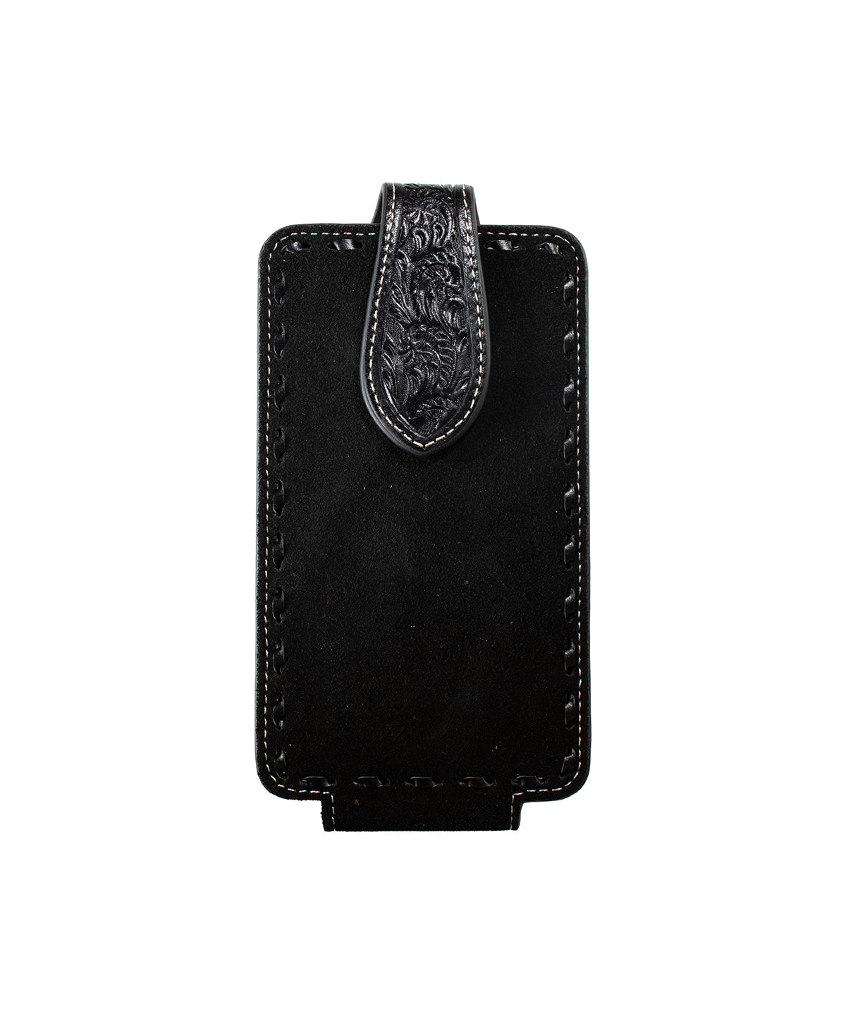 Nocona Black Roughout Cell Phone Case