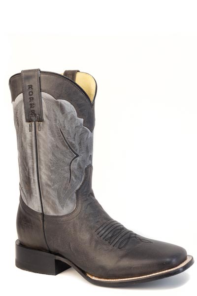 Roper Durango Black/Grey Square Toe