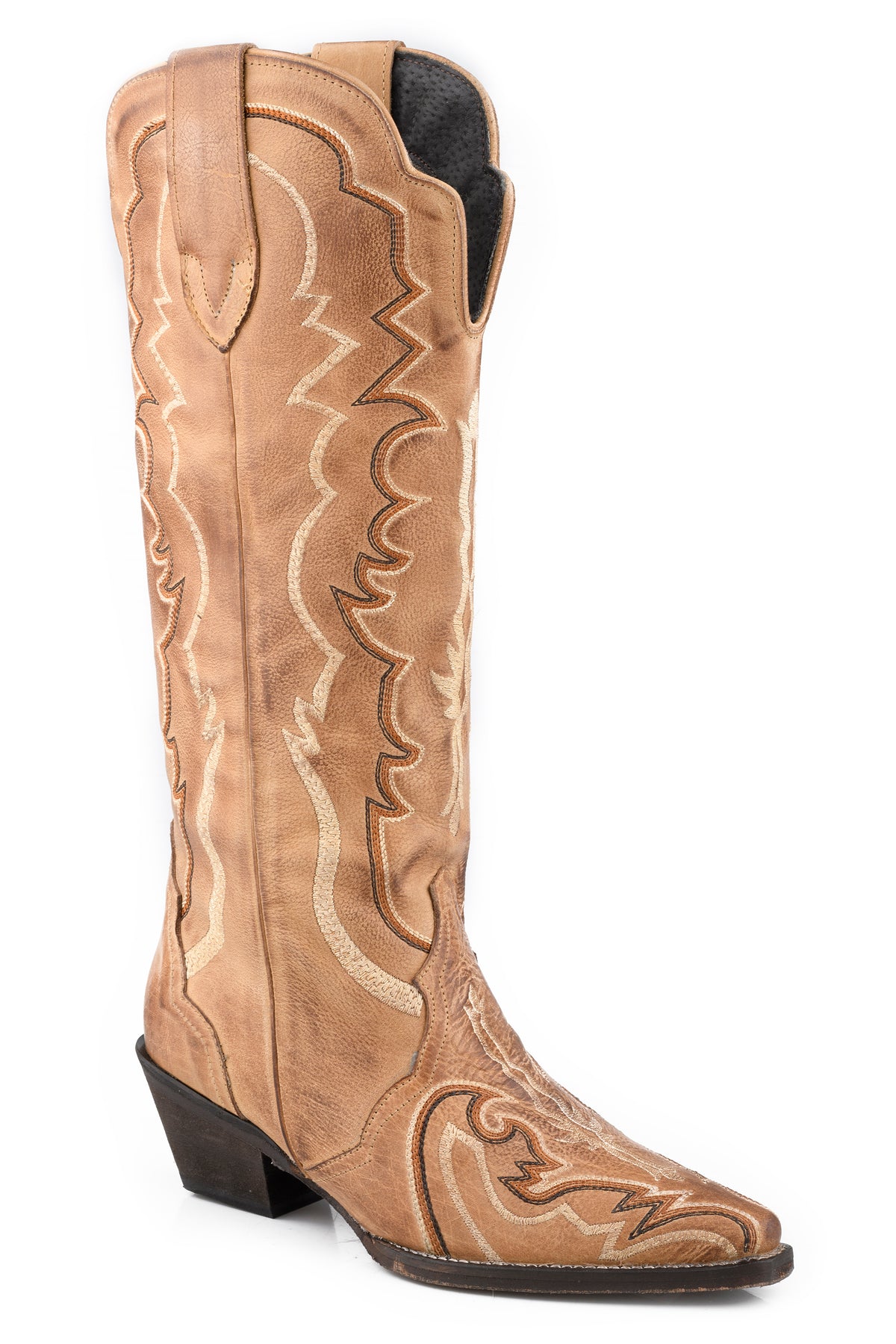 Roper 16" Fancy Snip Toe Tan