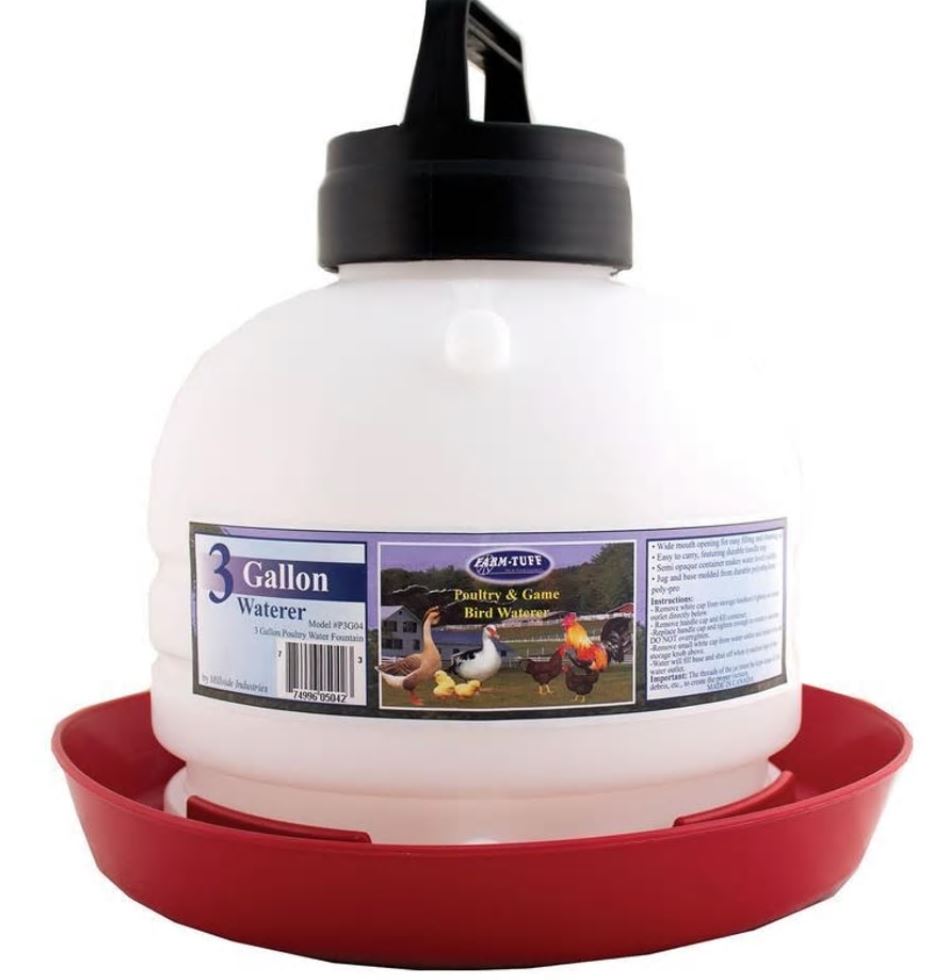 Top Fill Poultry Fountain