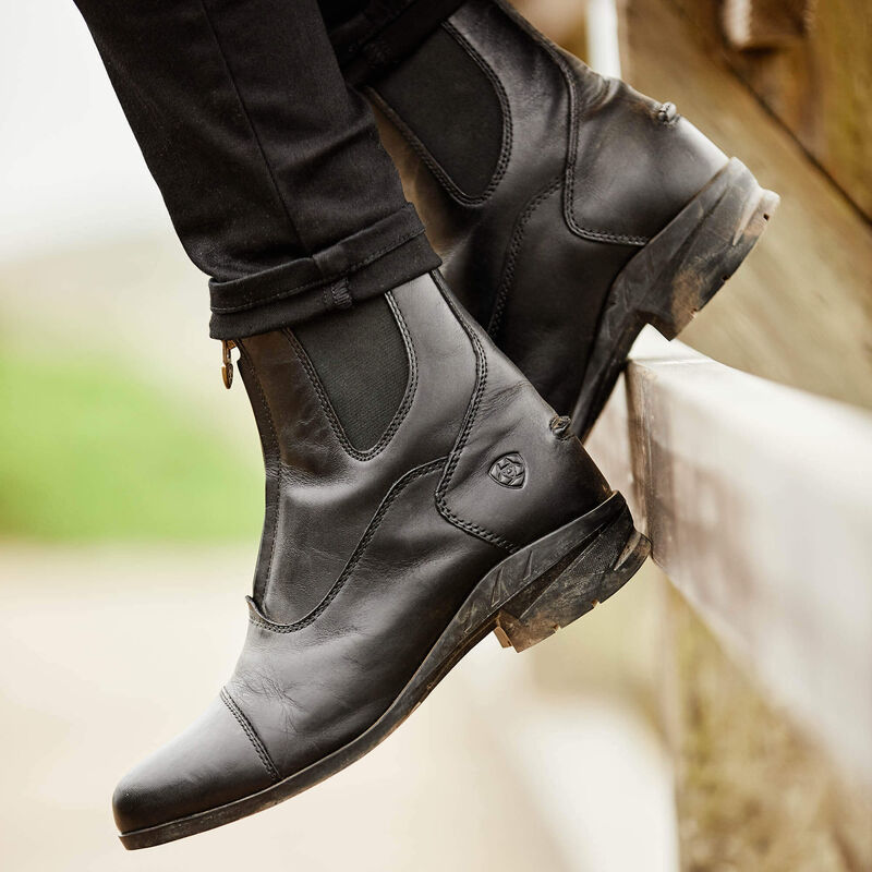 Ariat Heritage IV Zip H2O Black