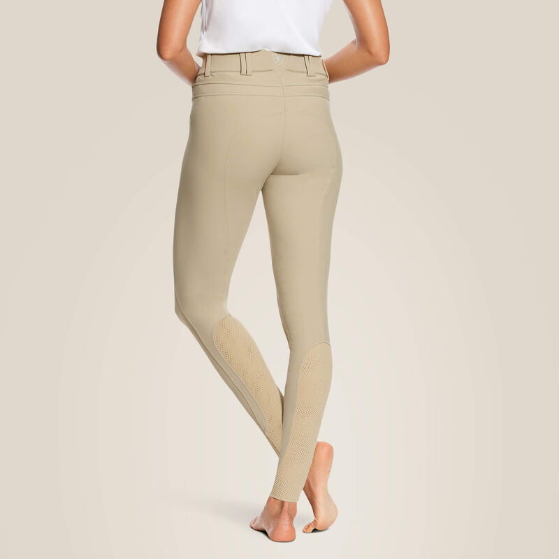 Ariat Tri Factor EQ Grip Knee Patch Breech Olympia Tan