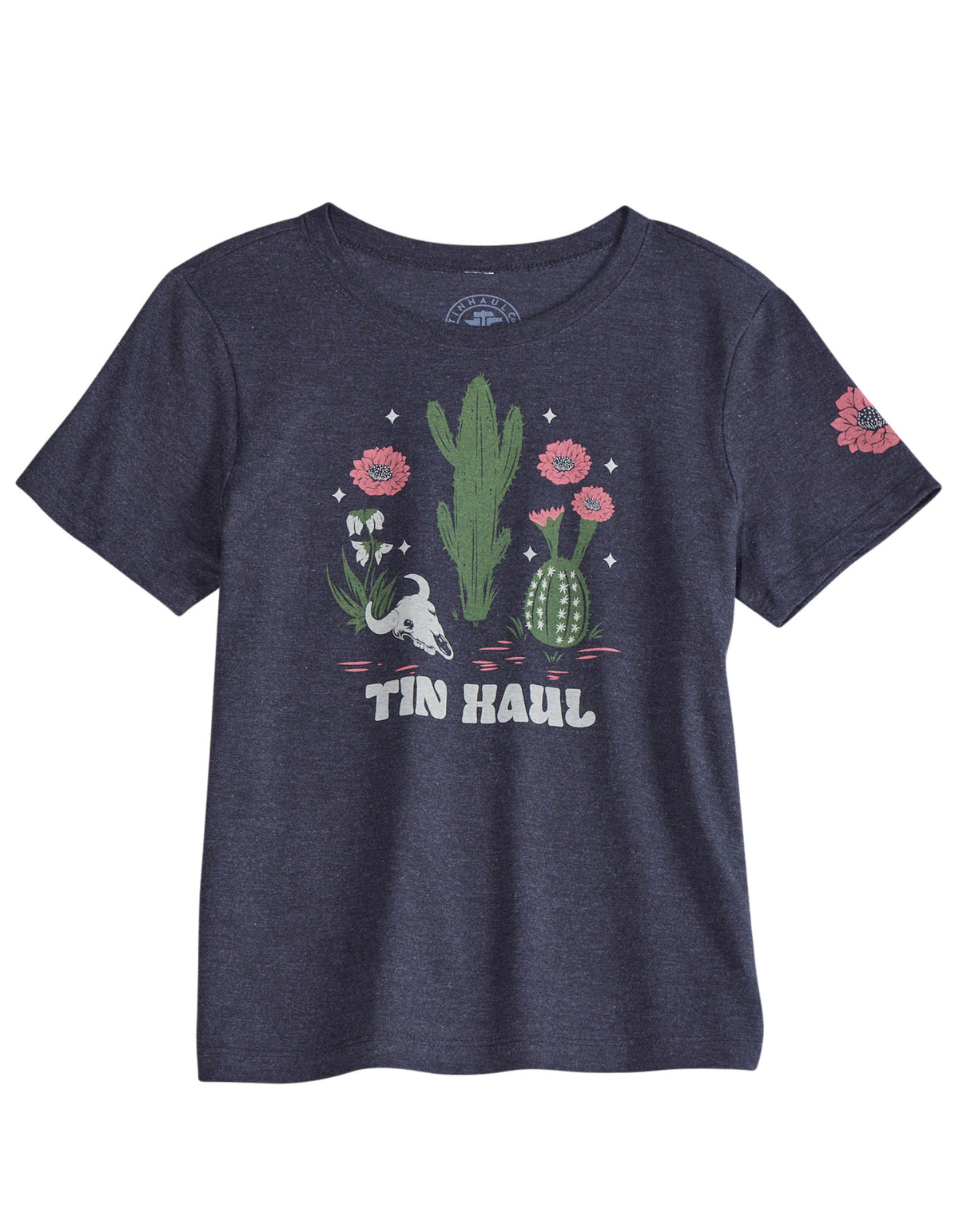 Tin Haul Flower and Cactus Black