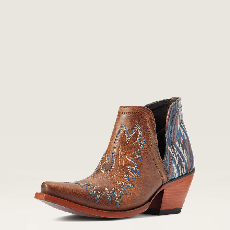 Ariat Dixon Chimayo Fiery Tan/Navy Print