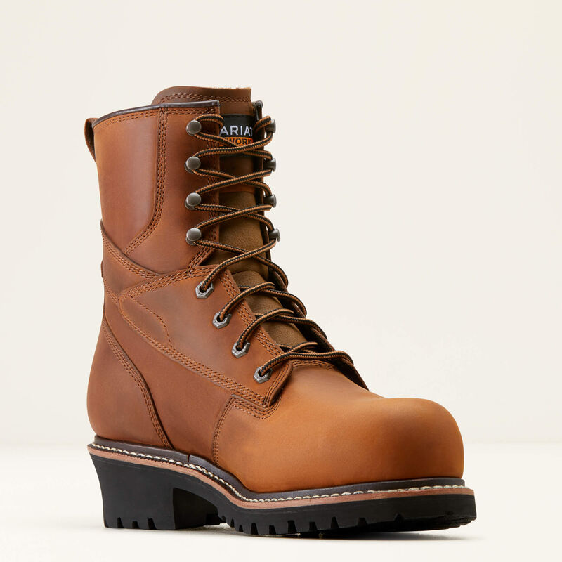 Ariat Logger Shock Shield Brown Composite Toe Waterproof EH