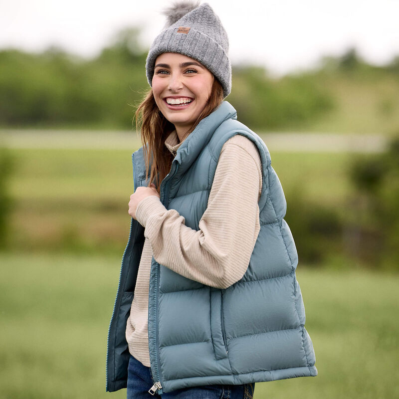Ariat Ladies Ultrapuff Down Vest Steel Sage