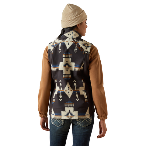 Ariat Logo Softshell Vest Thornstone Print
