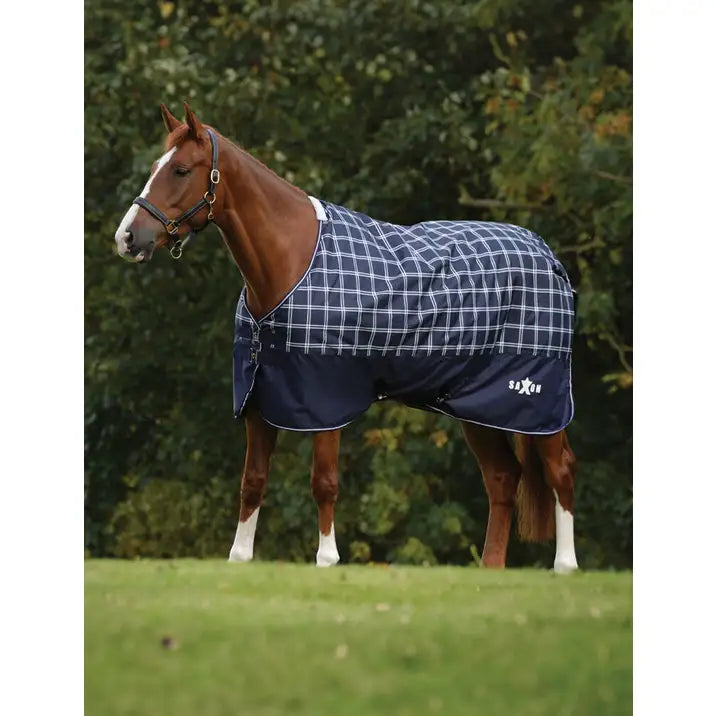 Saxon Defiant 600D Standard Neck Lite Navy Plaid