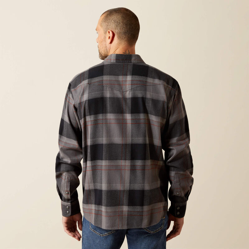 Ariat Hernandez Retro Fit Shirt Dark Grey