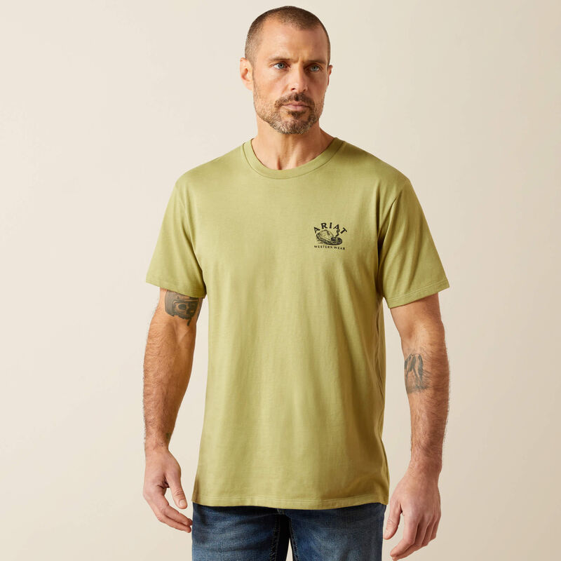 Ariat Rattler Warning T-Shirt Tent Green