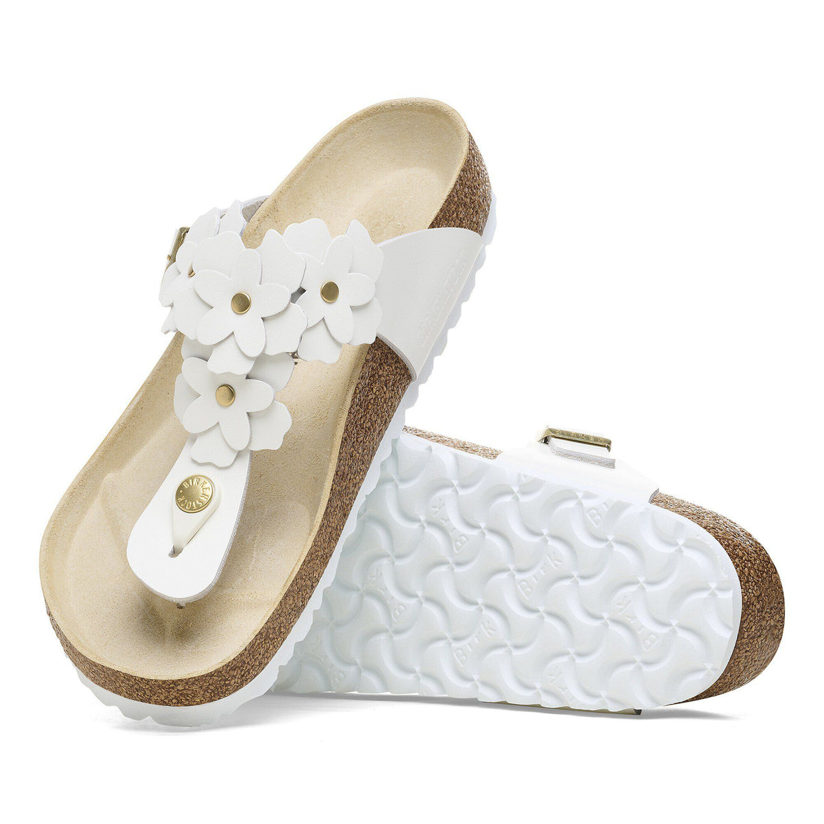 Birkenstock Gizeh Flower White R