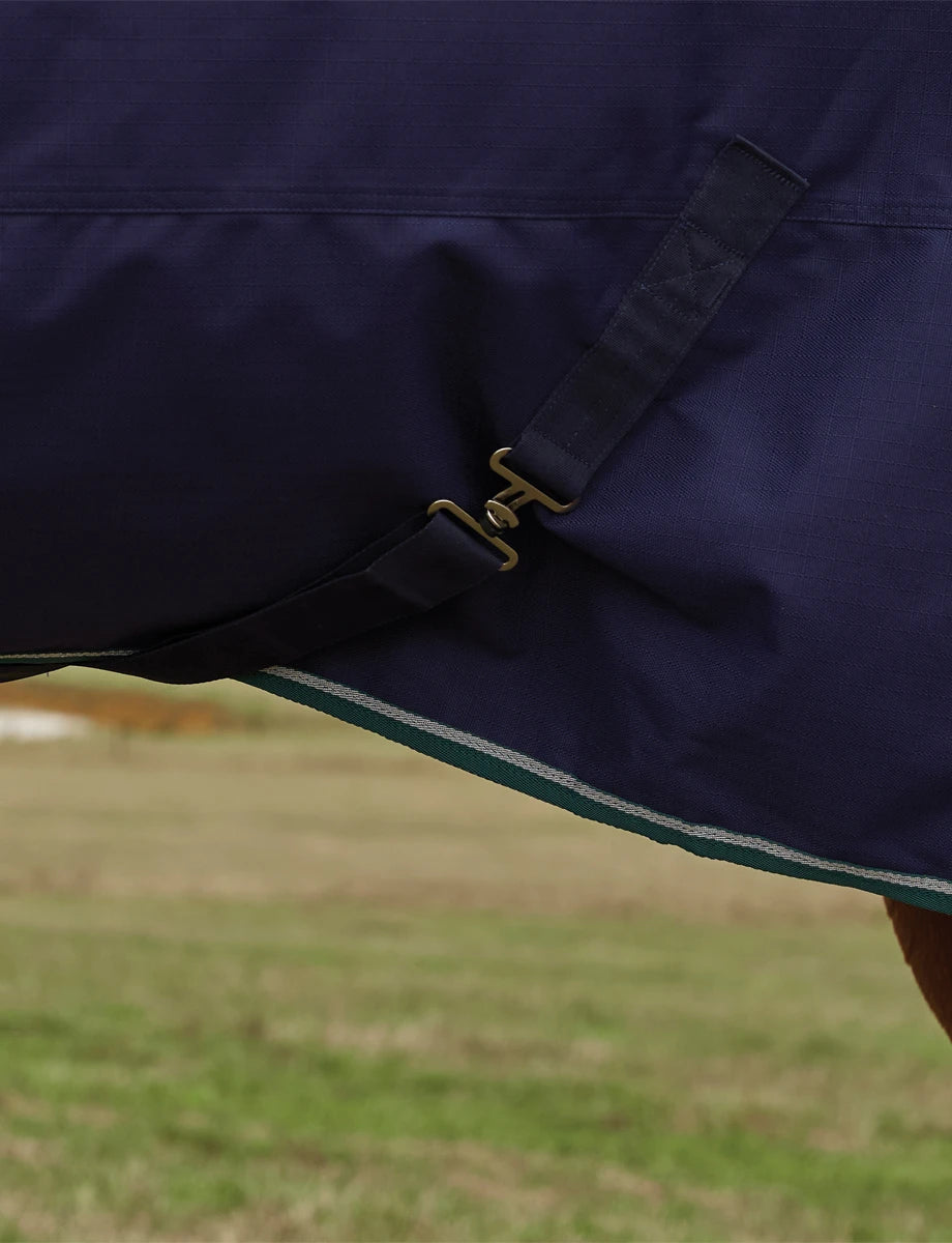 Weatherbeeta ComFiTec Plus Dynamic Turnout High Neck Navy/Forest Green