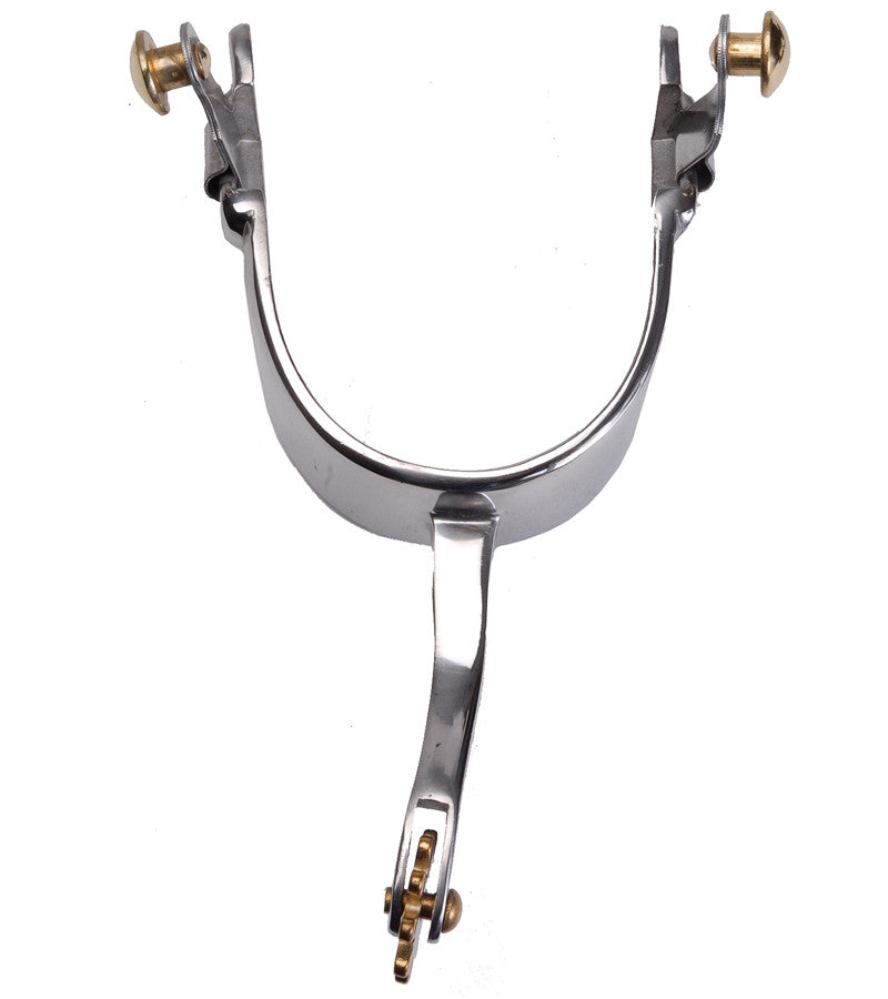 Jacks Stainless Steel Equitation Offset Spurs