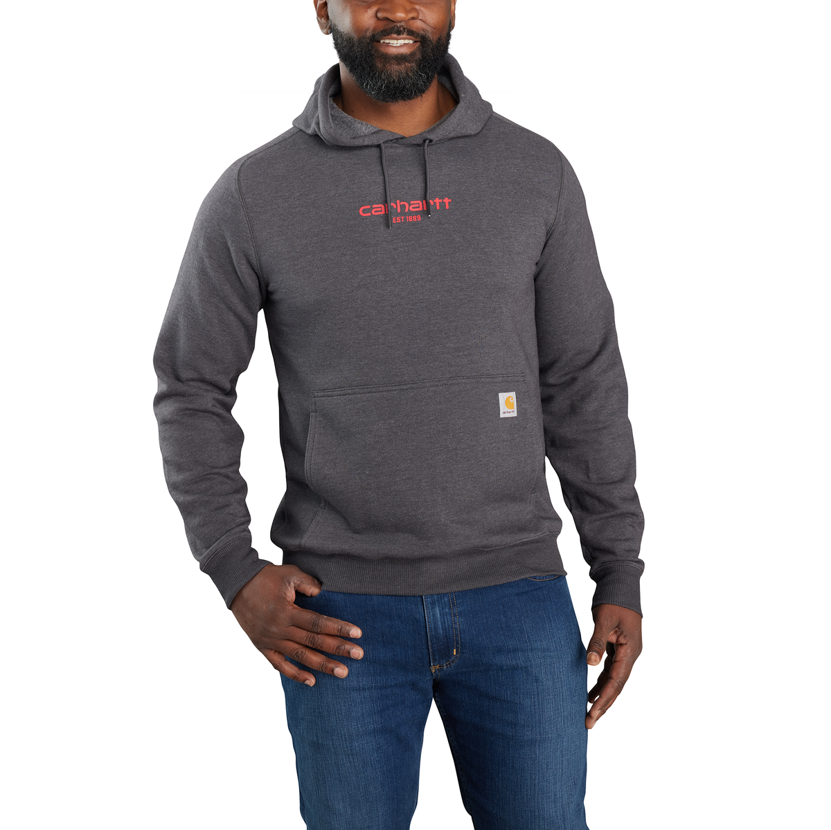 Carhartt Force Lightweight Hoodie Carbon Heather