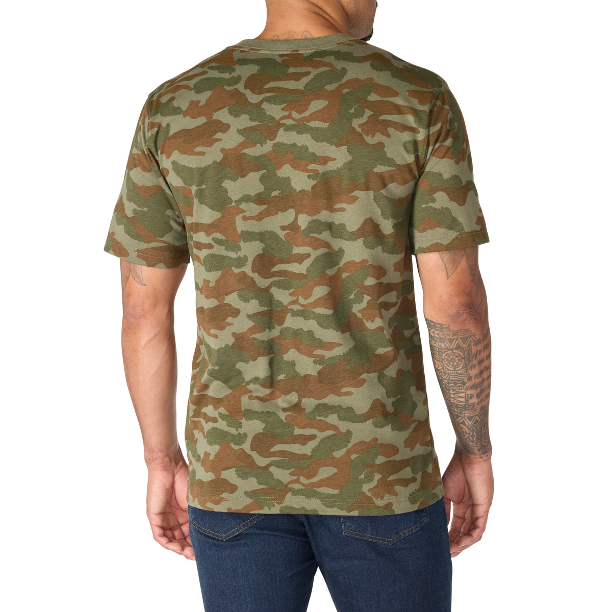 Carhartt Irvine Relaxed Camo T-Shirt Army Green