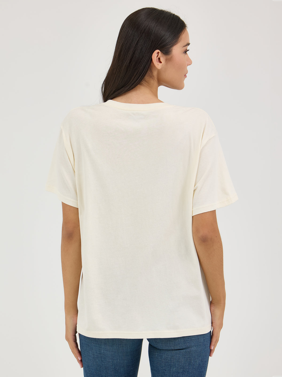 Wrangler Wild and Free Antique White Tee