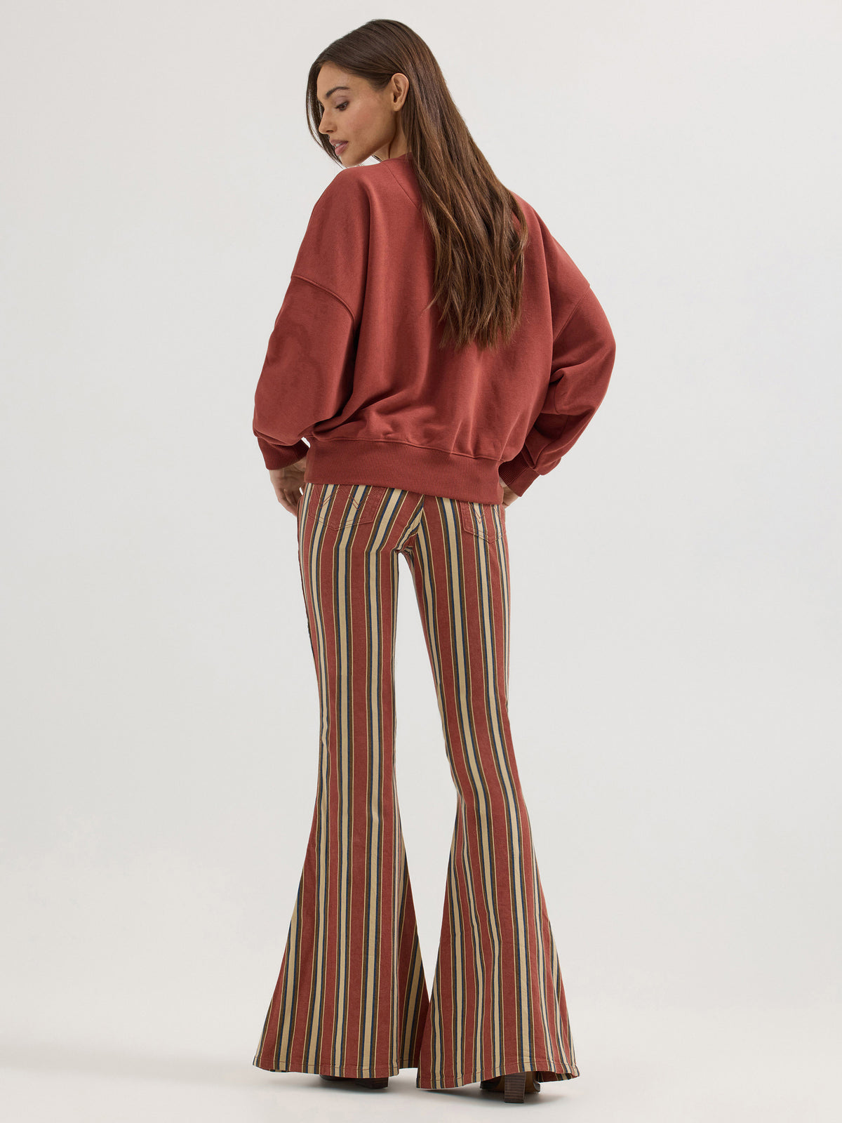 Wrangler X Lainey Crew Neck Sweater Henna