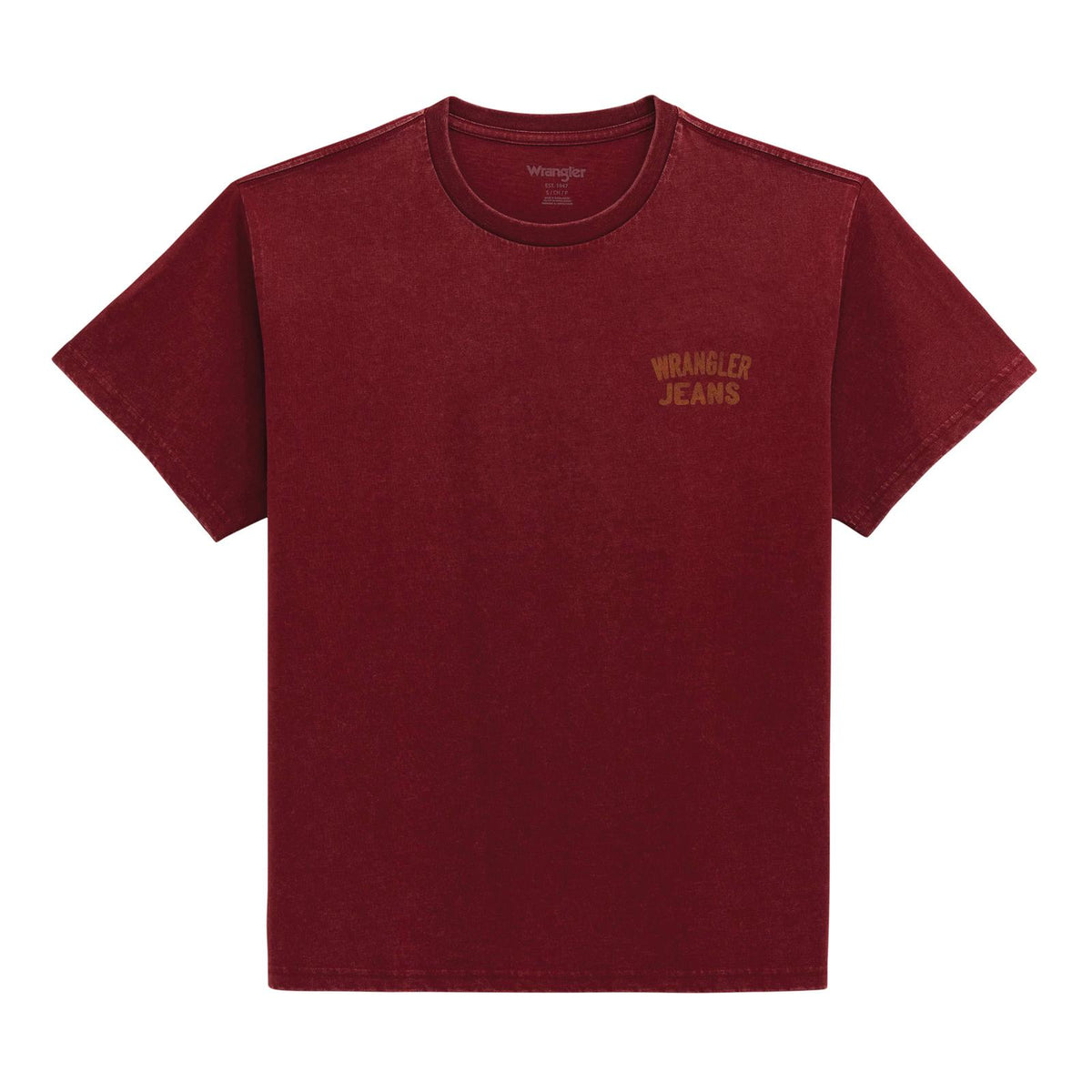 Wrangler Retro Graphic Short Sleeve T-Shirt Girlfriend Fit Pomegranate