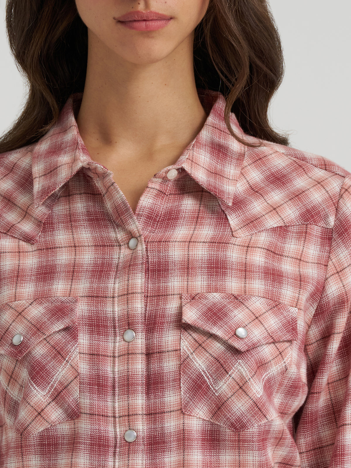 Wrangler Retro Western Essential Snap Shirt Rose