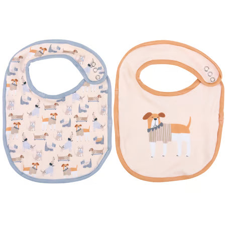 Primatives By Kathy Bib Set Dogs