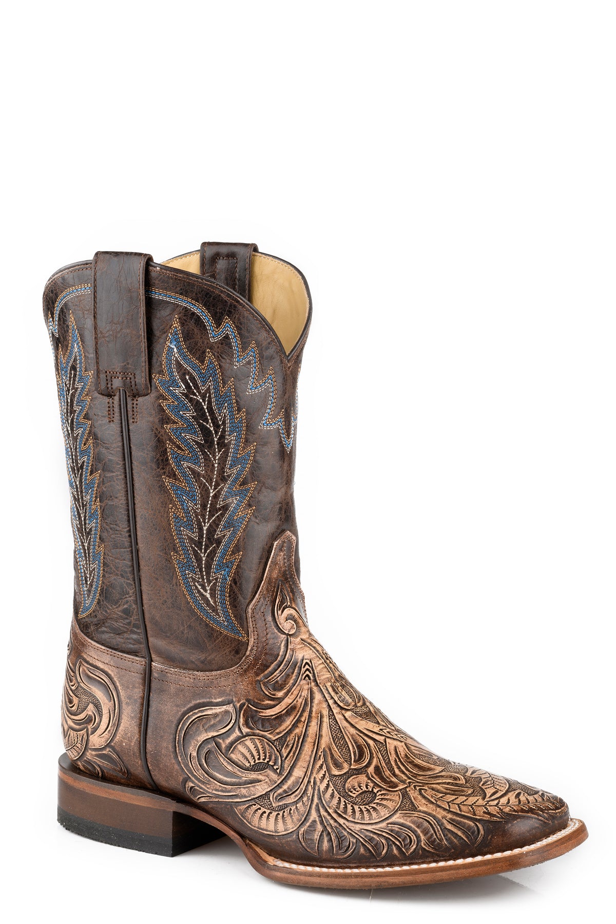 Stetson Remington Hand Tooled Brown