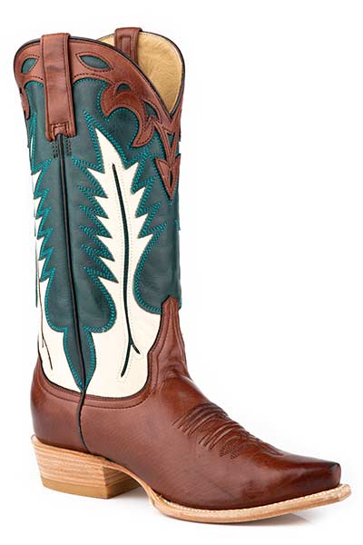 Stetson Dani Turquoise/Cream Snip Toe