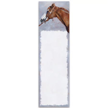 Primatives By Kathy List Pad Haltered Horse