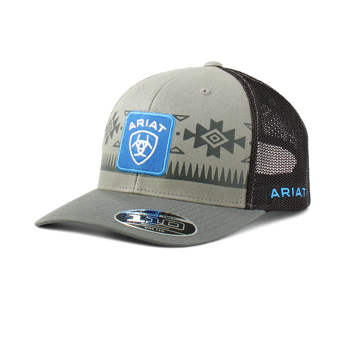 Ariat Aztec/Black Blue Logo Hat