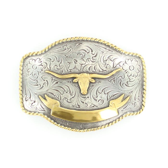 Nocona Gold Longhorn Buckle