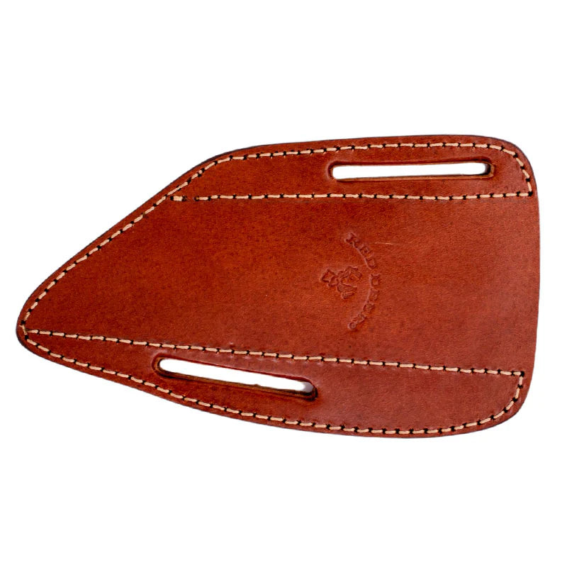 Red Deer 9" Full Tang Damascus Red Bone Handle