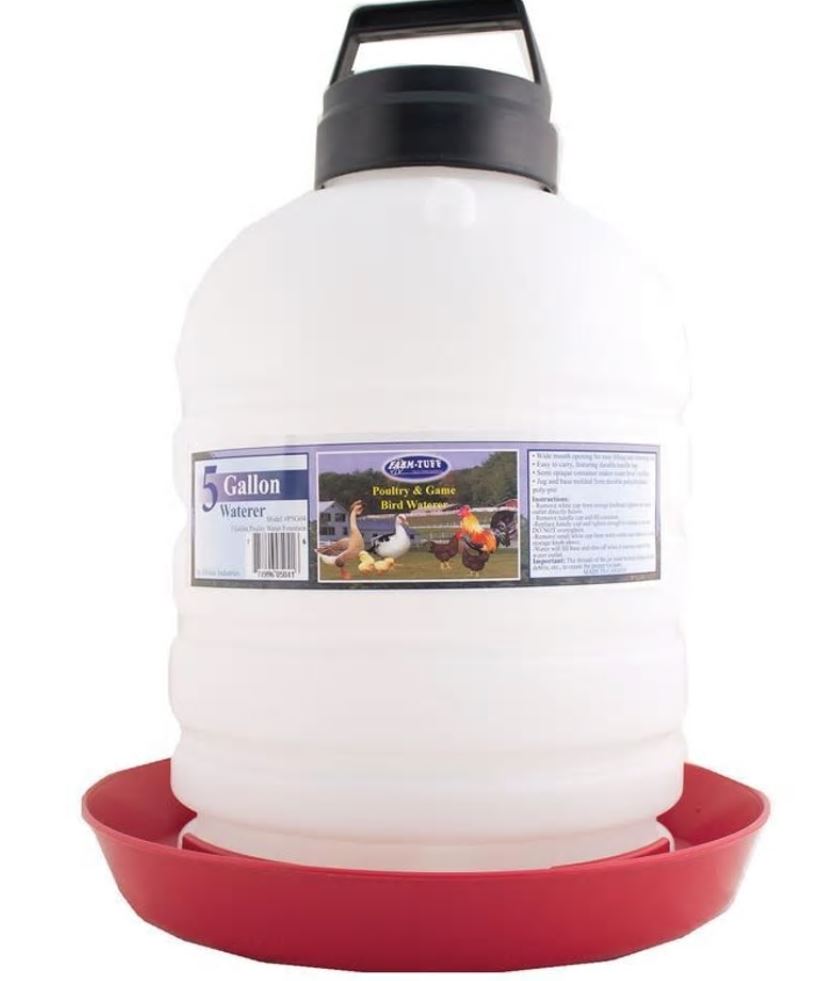Top Fill Poultry Fountain
