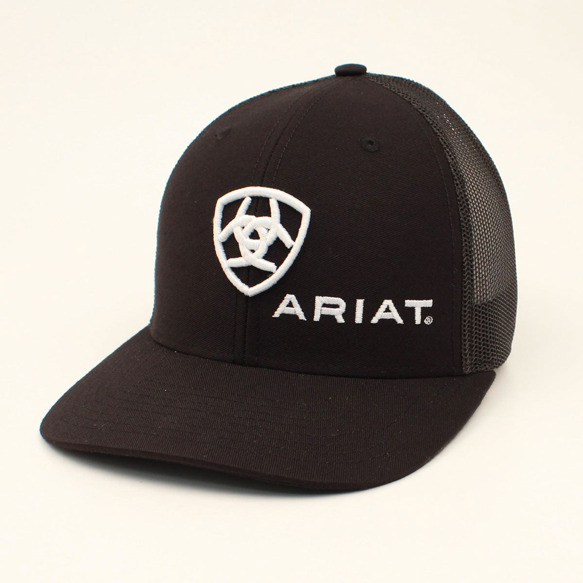 Ariat Black/White Logo Hat
