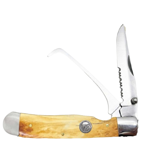 Whiskey Bent Natural Bone W/ Clip Burnt Bone Hoofpick