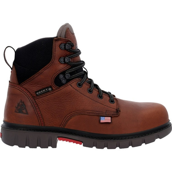 Rocky Worksmart USA Made 6" Composite Toe Waterproof EH