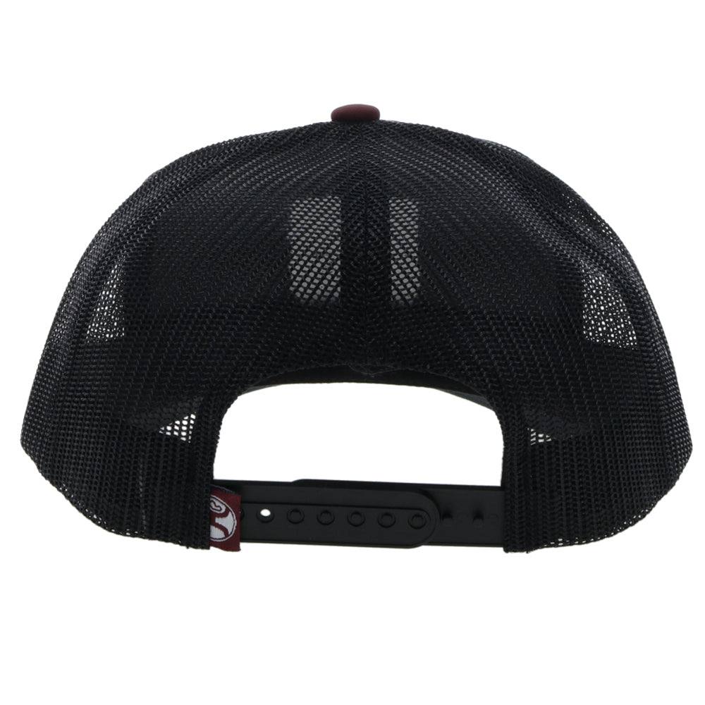 Hooey Bronx Maroon/Black Grey Patch