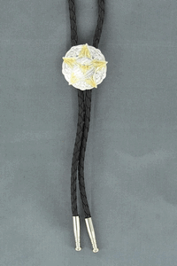 M&F Circle Star and Skull Bolo Tie