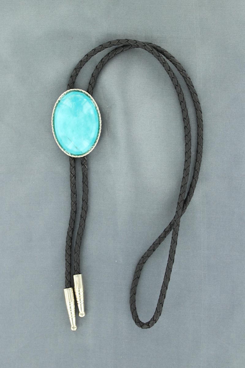 Double S Howlite Dyed Bolo Tie