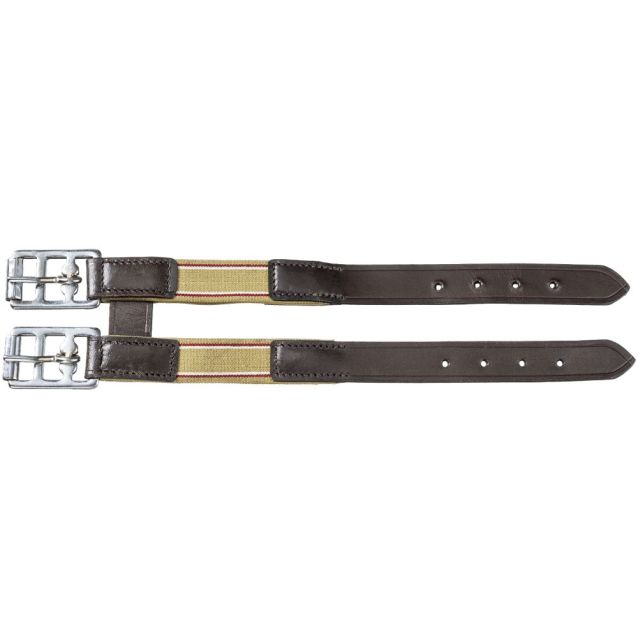 EquiRoyal Leather Girth Extender with Elastic