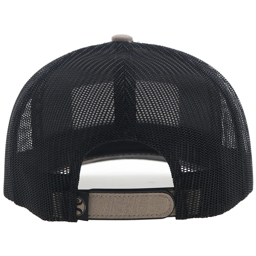 Hooey Rank Stock Hooey Hat Tan/Black with White/Black Patch