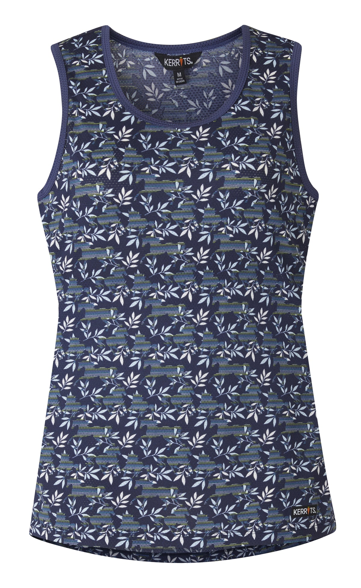 Kerrits Cool Ride Ice Fil Tank Indigo Striped Horse