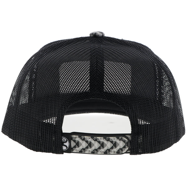 Hooey Lakota Grey/ Black Rectangle Patch