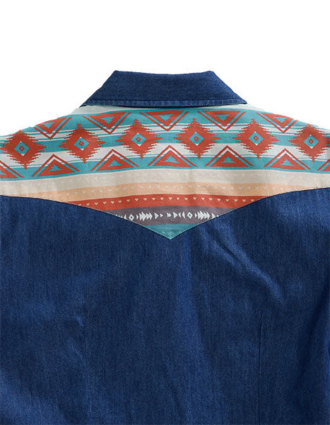 Tin Haul Aztec Shoulder/Denim Snap