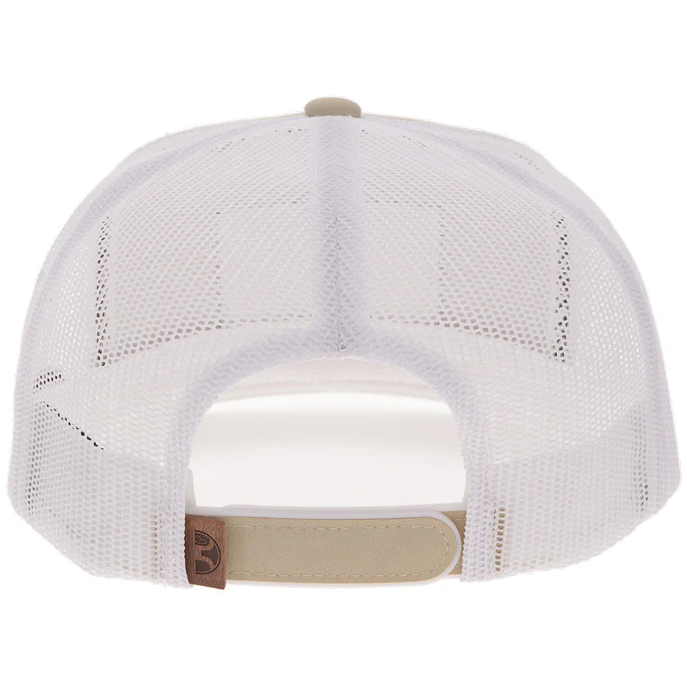 Hooey Liberty Roper Tan/White with Leather Patch