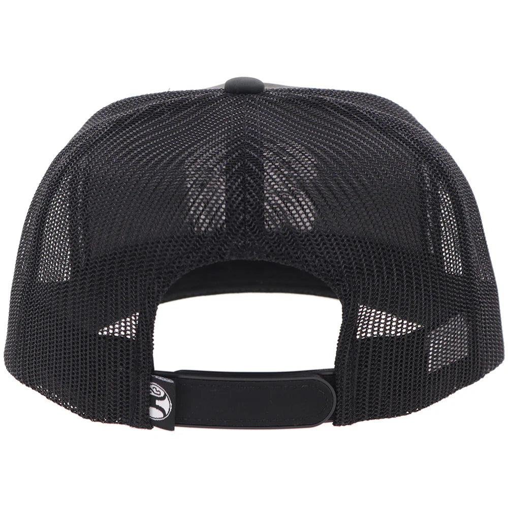 Hooey Sage to Saddle Hat Black with White Logo